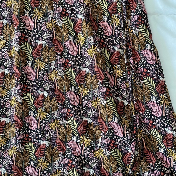 LOFT Paradise Pintucked Side Tie Dress - Picture 5 of 7